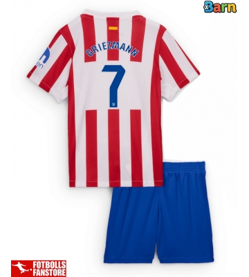 Atletico Madrid Antoine Griezmann #7 Hemmatröja Barn 2025-26 Kortärmad (+ Korta byxor)